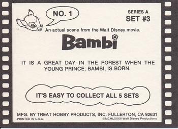 1982 Treat Hobby Disney Bambi #1 Bambi Back