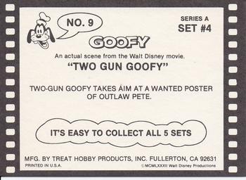 1982 Treat Hobby Disney Goofy #9 Goofy Back