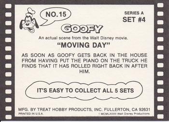1982 Treat Hobby Disney Goofy #15 Goofy Back