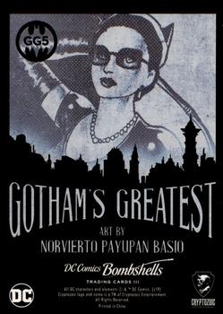 2019 Cryptozoic DC Bombshells Series 3 - Gotham's Greatest #GG5 Catwoman Back