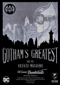 2019 Cryptozoic DC Bombshells Series 3 - Gotham's Greatest #GG7 Batgirl Back