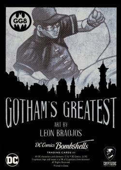 2019 Cryptozoic DC Bombshells Series 3 - Gotham's Greatest #GG8 Robin Back