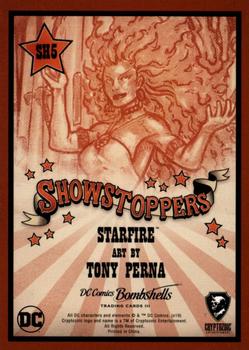 2019 Cryptozoic DC Bombshells Series 3 - Showstoppers #SH5 Starfire Back
