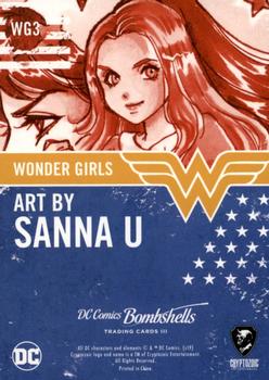 2019 Cryptozoic DC Bombshells Series 3 - Wonder Girls #WG3 Emily Sung Back
