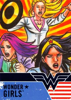 2019 Cryptozoic DC Bombshells Series 3 - Wonder Girls #WG9 Wonder Girls Front