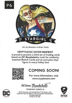 2019 Cryptozoic DC Bombshells Series 3 - Promos #P6 Stargirl Back