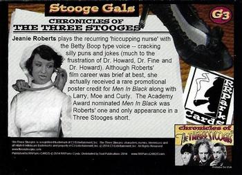 2014 RRParks Chronicles of the Three Stooges - Stooge Gals #G3 Jeanie Roberts Back