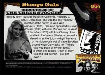 2014 RRParks Chronicles of the Three Stooges - Stooge Gals #G19 Ida May Back