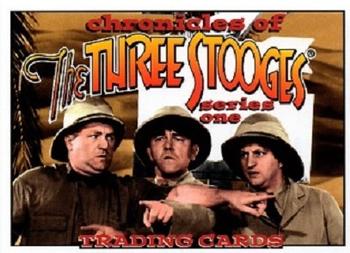 2014 RRParks Chronicles of the Three Stooges - The Wrapper Promos #1 Series One box art Front