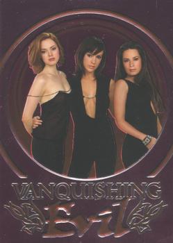 2004 Inkworks Charmed Connections - Vanquishing Evil #VE2 Paige / Phobe / Piper Front