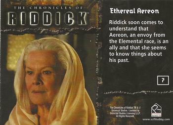 2004 Rittenhouse The Chronicles of Riddick #7 Ethereal Aereon Back