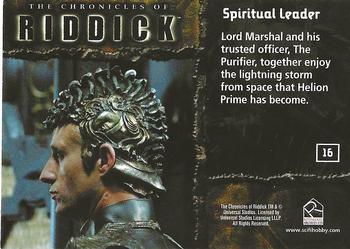 2004 Rittenhouse The Chronicles of Riddick #16 Spiritual Leader Back