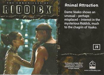 2004 Rittenhouse The Chronicles of Riddick #19 Animal Attraction Back