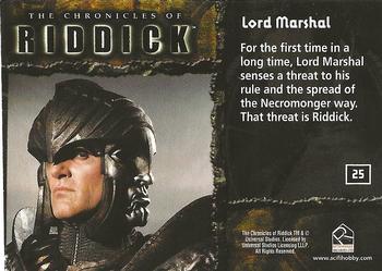 2004 Rittenhouse The Chronicles of Riddick #25 Lord Marshal Back