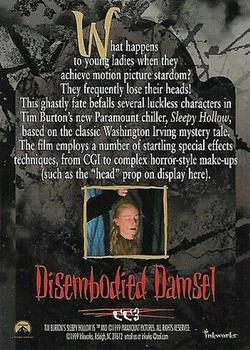1999 Inkworks Sleepy Hollow - Heads Will Roll #CC3 Disembodied Damsel Back