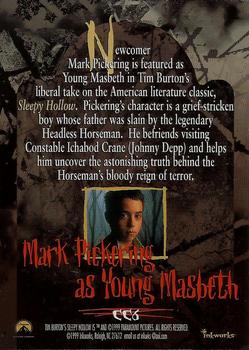 1999 Inkworks Sleepy Hollow - Heads Will Roll #CC6 Mark Pickering as Young Masbeth Back