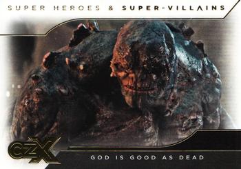 2019 Cryptozoic CZX Super Heroes & Super Villains #29 God is Good as Dead Front