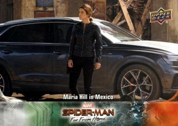 2019 Upper Deck Marvel Spider-Man Far From Home #3 Maria Hill in Mexico Front