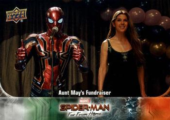 2019 Upper Deck Marvel Spider-Man Far From Home #5 Aunt May's Fundraiser Front