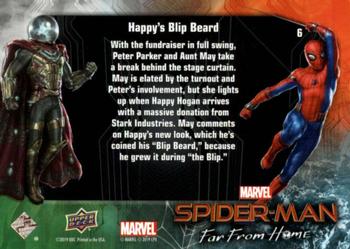 2019 Upper Deck Marvel Spider-Man Far From Home #6 Happy's Blip Beard Back