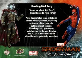 2019 Upper Deck Marvel Spider-Man Far From Home #8 Ghosting Nick Fury Back