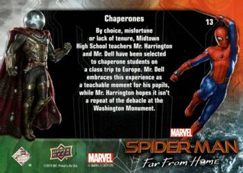 2019 Upper Deck Marvel Spider-Man Far From Home #13 Chaperones Back