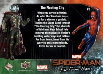 2019 Upper Deck Marvel Spider-Man Far From Home #20 The Floating City Back