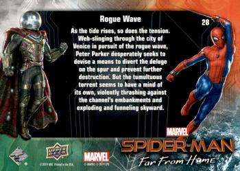 2019 Upper Deck Marvel Spider-Man Far From Home #28 Rogue Wave Back