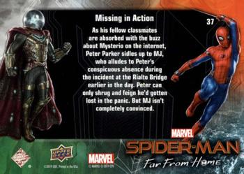 2019 Upper Deck Marvel Spider-Man Far From Home #37 Missing in Action Back