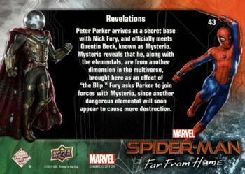 2019 Upper Deck Marvel Spider-Man Far From Home #43 Revelations Back