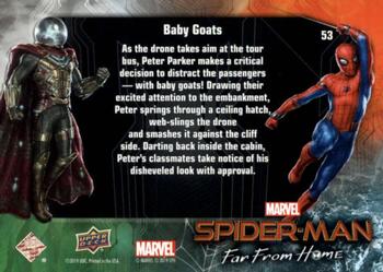2019 Upper Deck Marvel Spider-Man Far From Home #53 Baby Goats Back