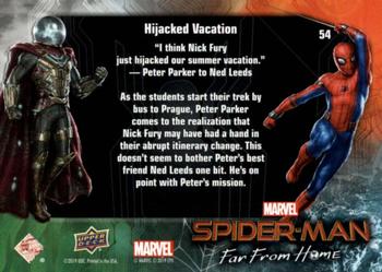 2019 Upper Deck Marvel Spider-Man Far From Home #54 Hijacked Vacation Back