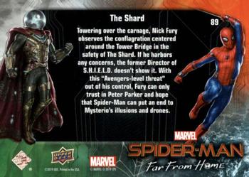 2019 Upper Deck Marvel Spider-Man Far From Home #89 The Shard Back