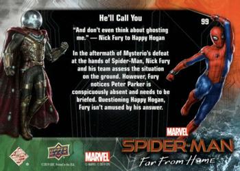 2019 Upper Deck Marvel Spider-Man Far From Home #99 He'll Call You Back