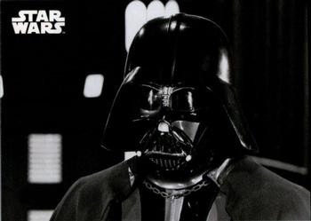 2020 Topps Star Wars Return of the Jedi Black & White #95 Darth Vader Looks On Front