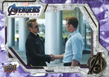2020 Upper Deck Marvel Avengers Endgame & Captain Marvel #24 Tony Stark / Steve Rogers Front