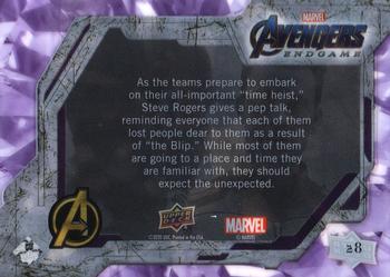 2020 Upper Deck Marvel Avengers Endgame & Captain Marvel #28 Speech Back
