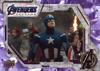 2020 Upper Deck Marvel Avengers Endgame & Captain Marvel #29 Back to New York Front