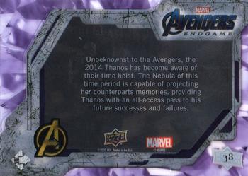 2020 Upper Deck Marvel Avengers Endgame & Captain Marvel #38 Nebula Back