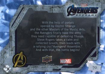 2020 Upper Deck Marvel Avengers Endgame & Captain Marvel #70 Avengers Assemble Back
