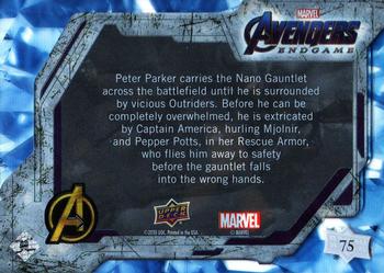 2020 Upper Deck Marvel Avengers Endgame & Captain Marvel #75 Potts Saves Parker Back