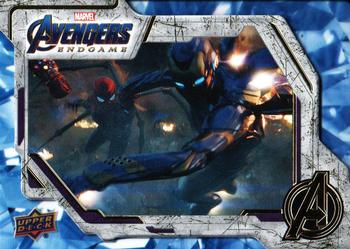 2020 Upper Deck Marvel Avengers Endgame & Captain Marvel #75 Potts Saves Parker Front