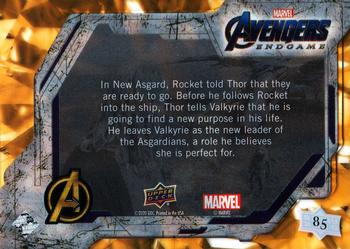 2020 Upper Deck Marvel Avengers Endgame & Captain Marvel #85 A New Purpose Back