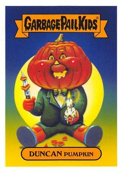 2019 Topps Garbage Pail Kids: Revenge of Oh, the Horror-ible! - Classic Monsters Sticker #2b Duncan Pumpkin Front