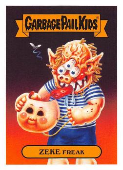 2019 Topps Garbage Pail Kids: Revenge of Oh, the Horror-ible! - Classic Monsters Sticker #4b Zeke Freak Front