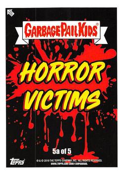 2019 Topps Garbage Pail Kids: Revenge of Oh, the Horror-ible! - Horror Victims #5a Manny Eating Back