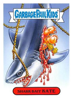 2019 Topps Garbage Pail Kids: Revenge of Oh, the Horror-ible! - Horror Victims #5b Shark Bait Kate Front