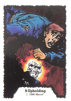 1990 Comic Images Ghost Rider #9 Upholding Front