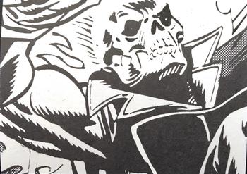 1990 Comic Images Ghost Rider #22 Deathwatch Back