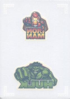 2009 Upper Deck Super Hero Squad - Tattoos #NNO Iron Man / Hulk Front